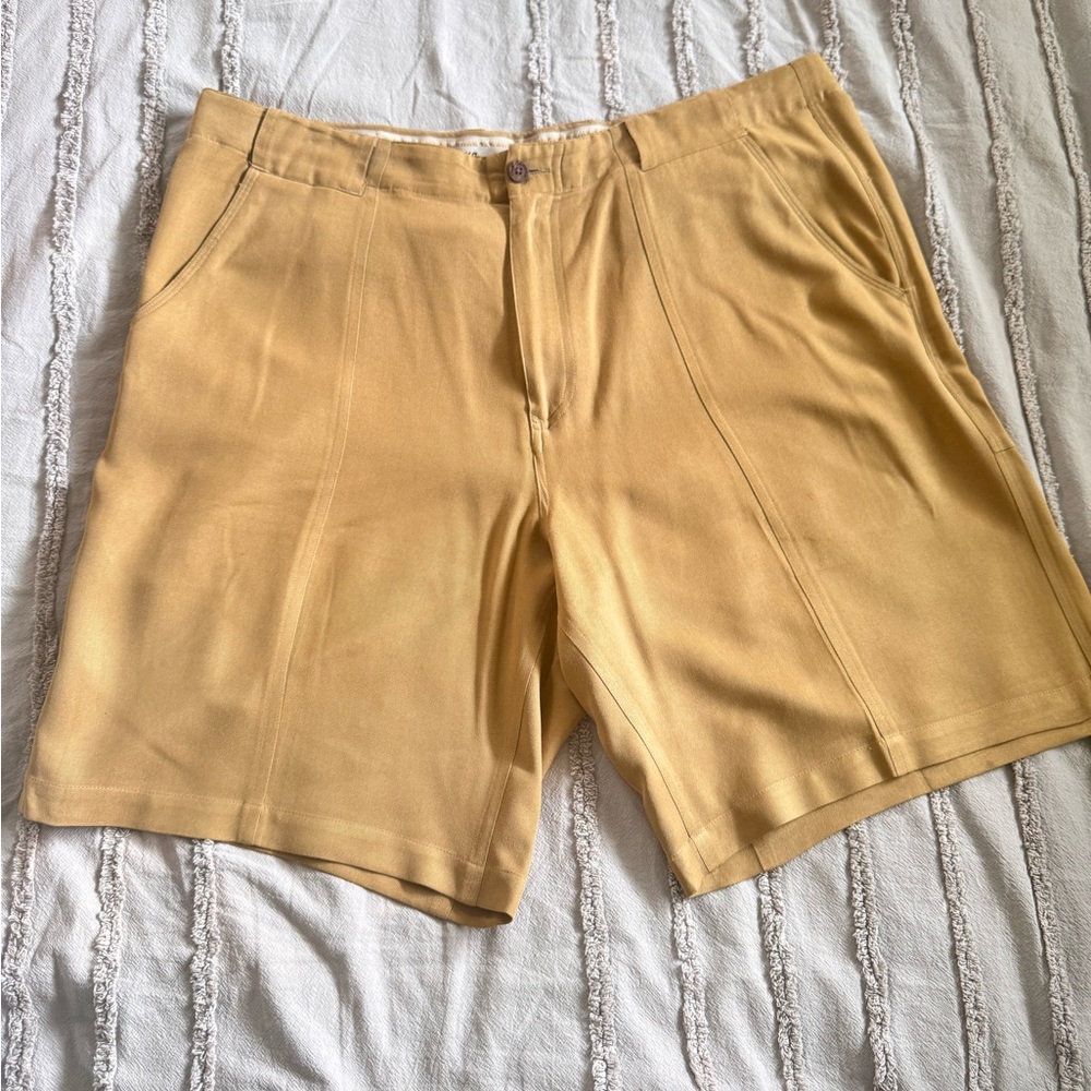 100% Silk Club Cabana Men’s Shorts Size 36